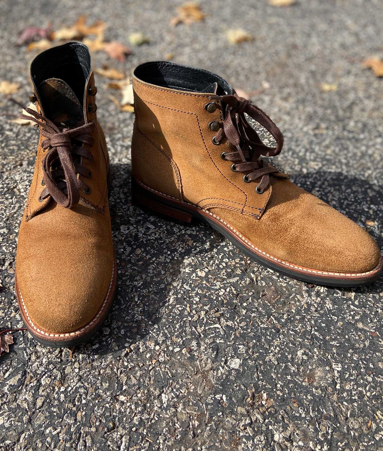 wolverine 1000 mile amber suede